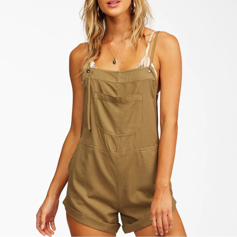 Billabong wild pursuit overalls sage